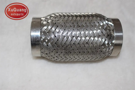 Гибкая выхлопная труба автомобиля с внешней оплеткой Inisde Interlock